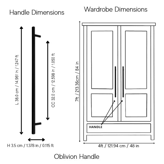 Oblivion T-bar  Handle