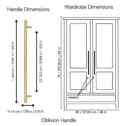 Oblivion T-bar  Handle