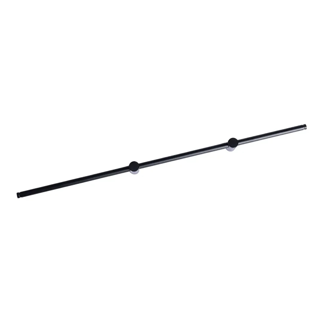 Mantara Marula Handle SKU B-0081 is a modern solid brass handle in polished black for wardrobes and cabinets.