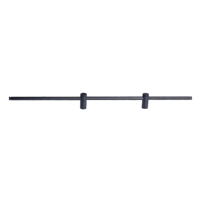 Mantara Marula Handle SKU B-0081 is a modern solid brass handle in polished black for wardrobes and cabinets.
