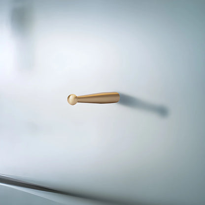 Mantara Mateo Hook B-0095 is a modern brushed brass wall hook in gold, ideal for bathrooms, bedrooms, hotels, and living rooms.