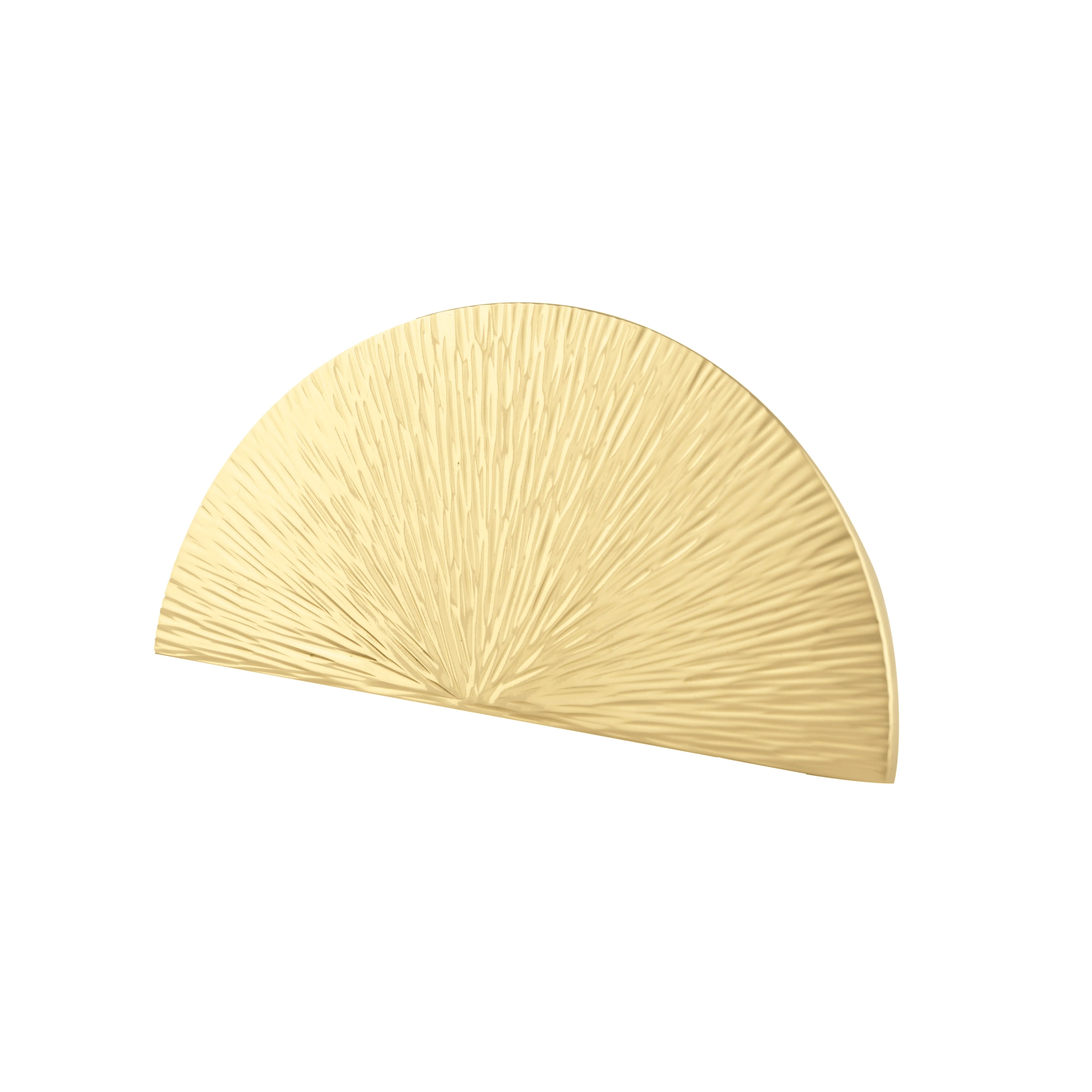 Mantara Eclipse Handle B-0103 is a modern polished brass handle in gold, perfect for doors, wardrobes, and drawers.