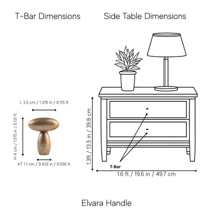 Elvara Handle Pack of 1 (Made-to-order Only)