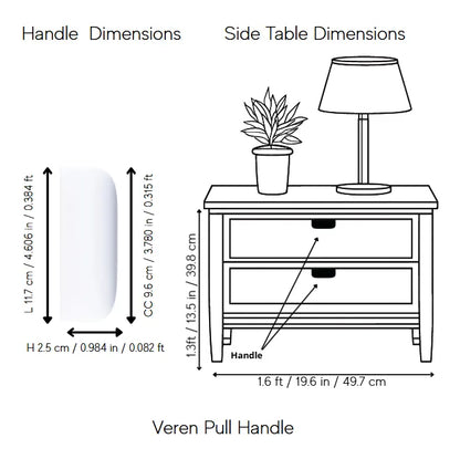 Veren Pull Handle Pack of 1 (Made-to-order Only)