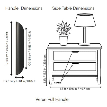 Veren Pull Handle Pack of 1 (Made-to-order Only)