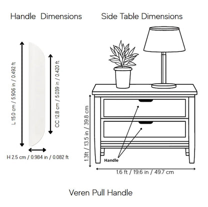 Veren Pull Handle Pack of 1 (Made-to-order Only)
