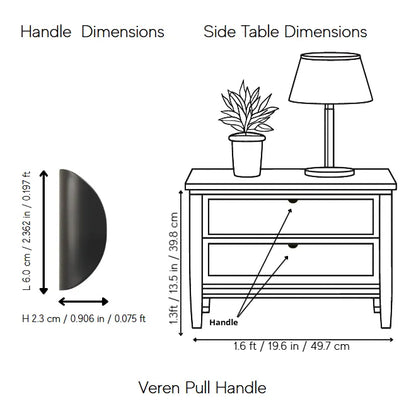Veren Pull Handle Pack of 1 (Made-to-order Only)