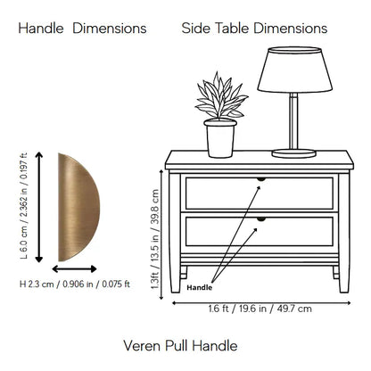 Veren Pull Handle Pack of 1 (Made-to-order Only)