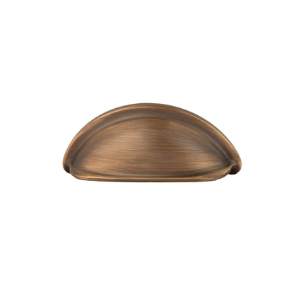 Mantara Exedra Pull Knob Mattte Z-0003 is a modern zinc alloy knob in bronze, ideal for furniture and drawers.