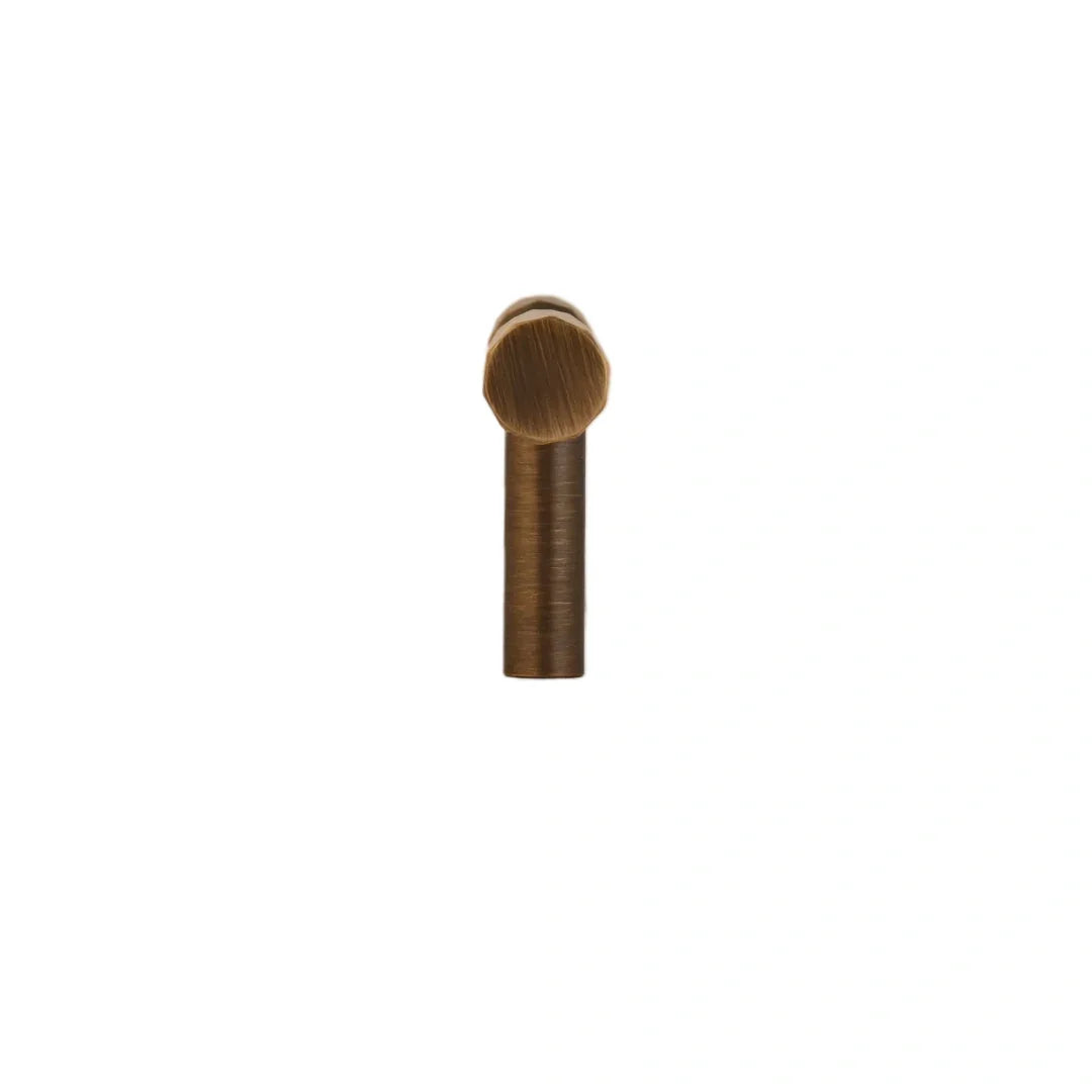 The Mantara B-0130 Ferra Handle is a modern brass handle in bronze finish, perfect for kitchen drawers, cabinets, and furniture.