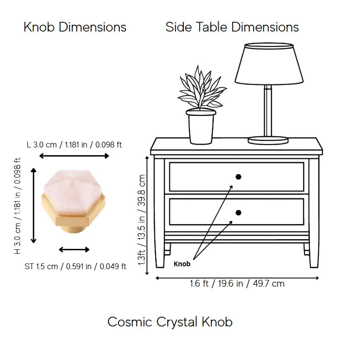Cosmic Crystal Knob