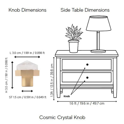 Cosmic Crystal Knob