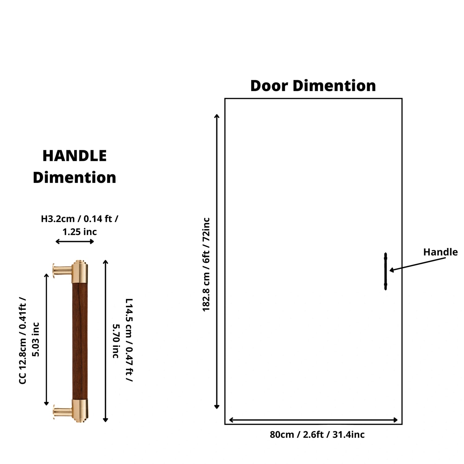 Mantara Sapience Handle W-0027 is a modern brown  wooden handle, ideal for kitchen and dresser drawers.