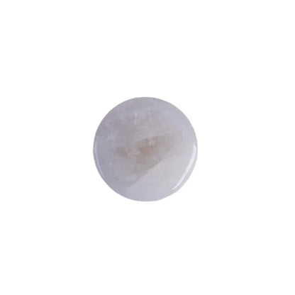 The Mantara C-0019 Lucienne Knob is a modern crystal knob in white, perfect for drawers and cabinets.