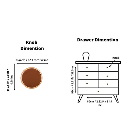 Mantara Birchwood Knob W-0040 is a modern wood knob in beech ideal for kitchen or dresser drawers.