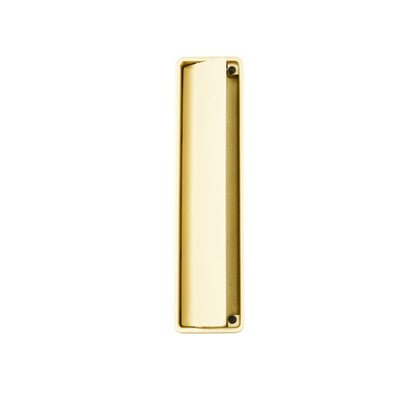 Mantara Concealed Square Handle  Z-0009 is a modern zinc alloy handle in brushed gold, ideal for drawers and hooks.