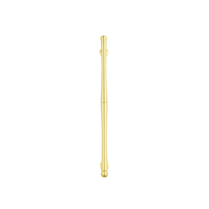 Mantara Giselle Handle B-0069 is a modern brushed brass handle in gold, ideal for cupboards and kitchens.
