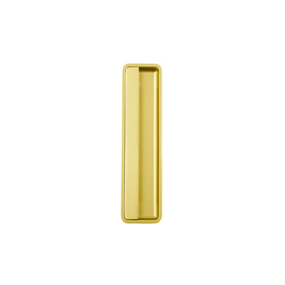 Mantara Concealed Square Handle Z-0011 is a modern zinc handle in matte gold, ideal for sliding doors and furniture.