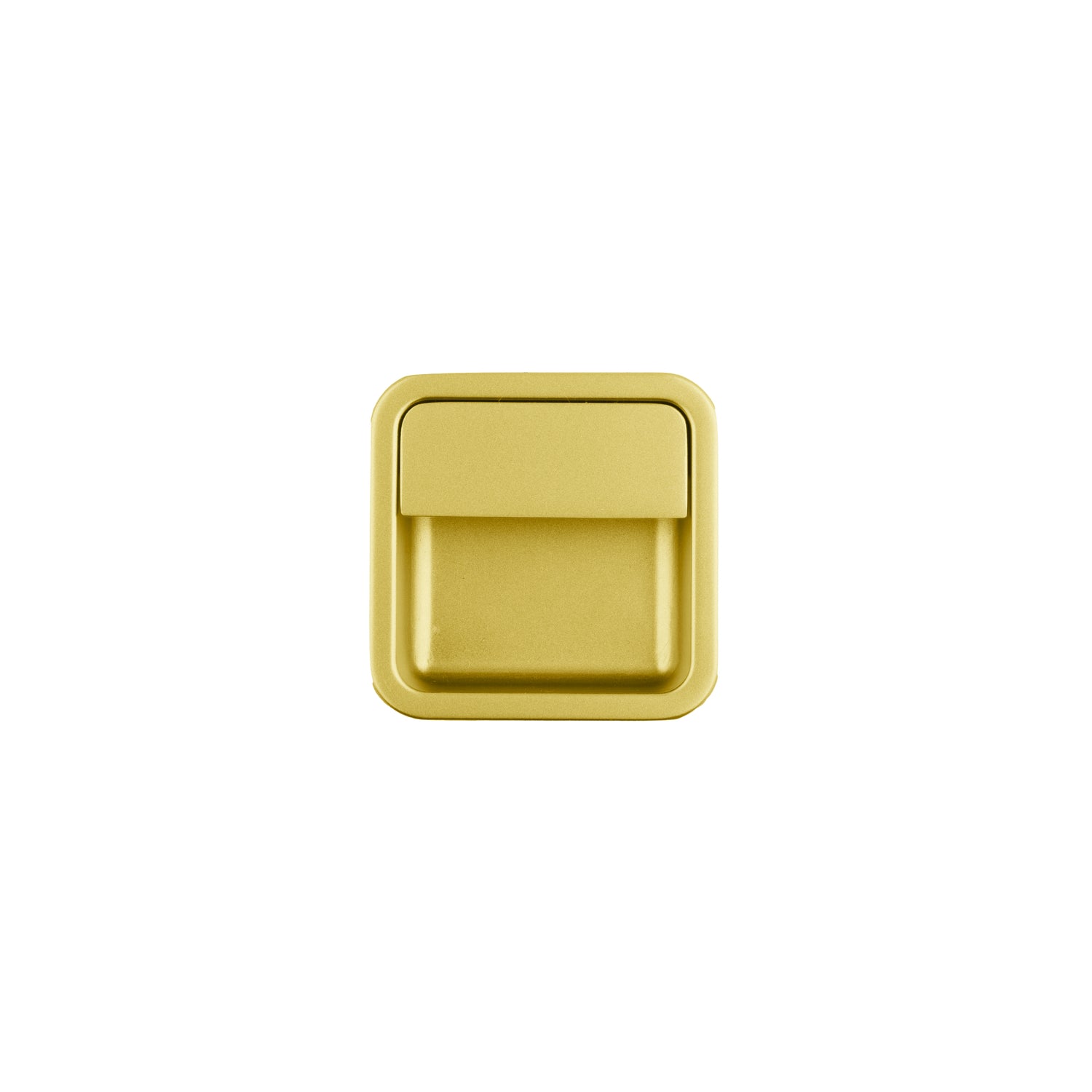 Mantara Concealed Square Handle Z-0011 is a modern zinc handle in matte gold, ideal for sliding doors and furniture.
