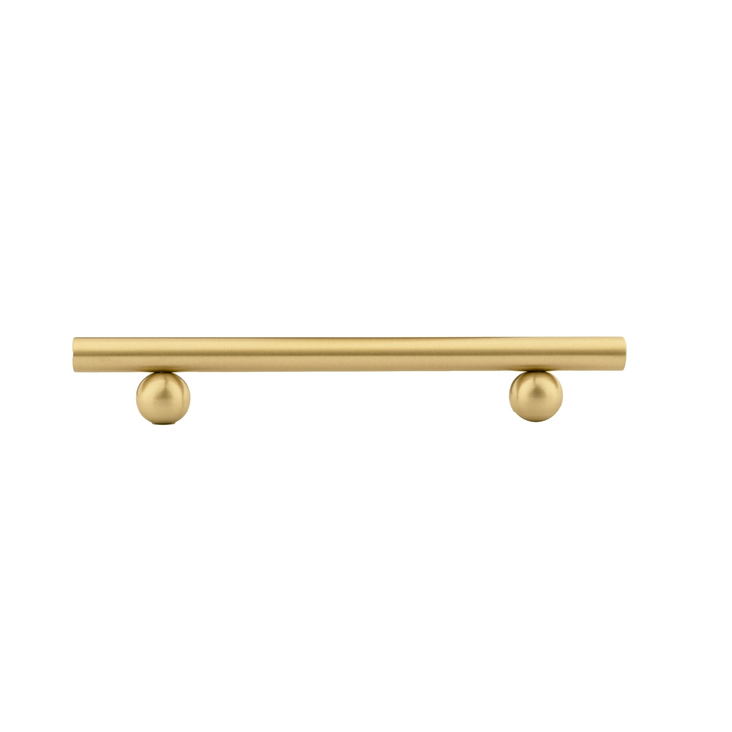 Mantara Elowen Handle B-0057 is a modern brushed brass handle in gold, ideal for cabinets, wardrobes, and kitchens.