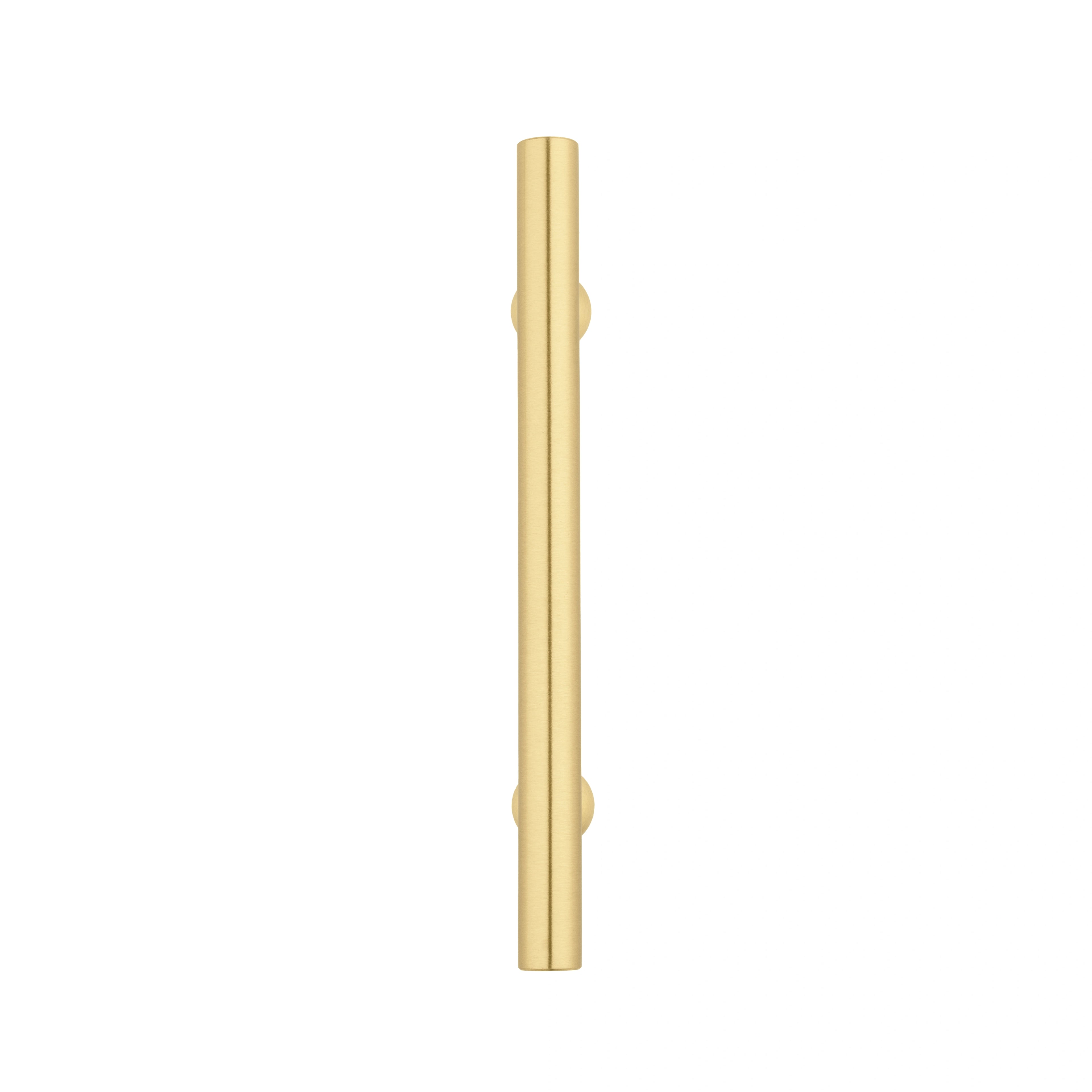 Mantara Elowen Handle B-0057 is a modern brushed brass handle in gold, ideal for cabinets, wardrobes, and kitchens.