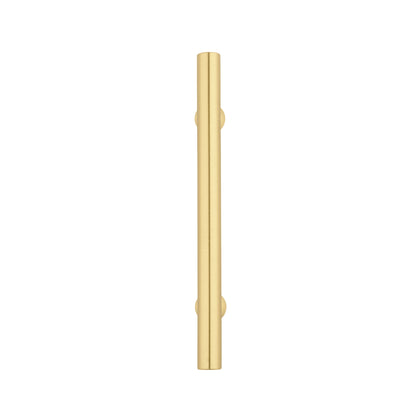Mantara Elowen Handle B-0057 is a modern brushed brass handle in gold, ideal for cabinets, wardrobes, and kitchens.