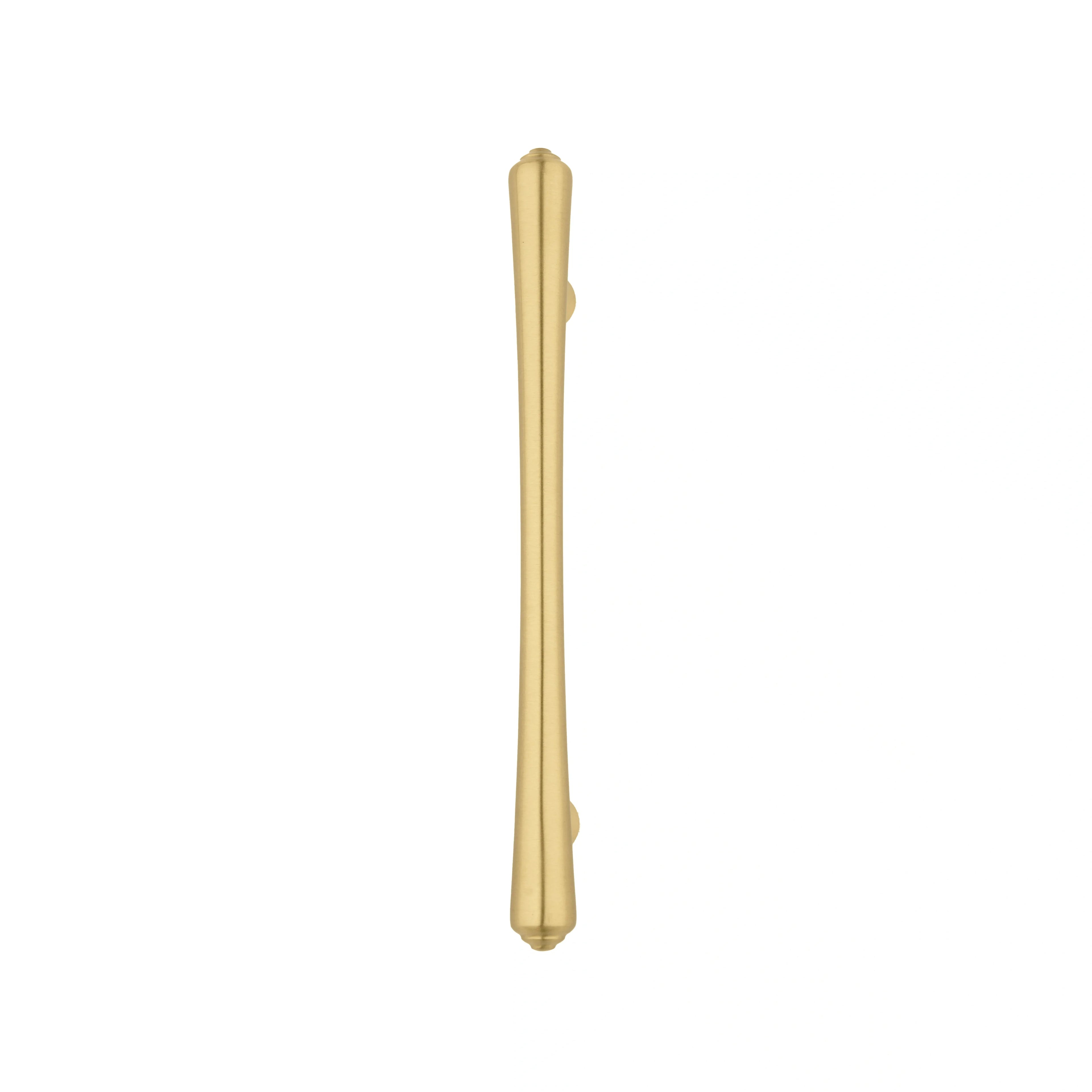 Mantara Raphael Handle B-0068 is a modern brushed brass handle in gold, ideal for kitchens, drawers, and wardrobes.