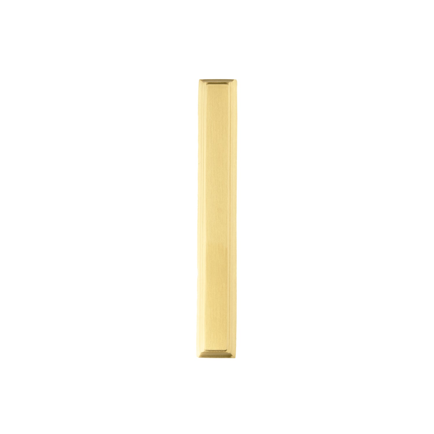 Mantara Alaric Handle B-0066 is a modern brushed brass handle in gold, ideal for wardrobes, kitchens, and cabinets.