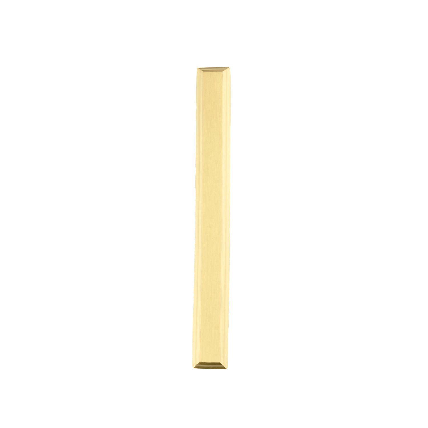 Mantara Alaric Handle B-0066 is a modern brushed brass handle in gold, ideal for wardrobes, kitchens, and cabinets.