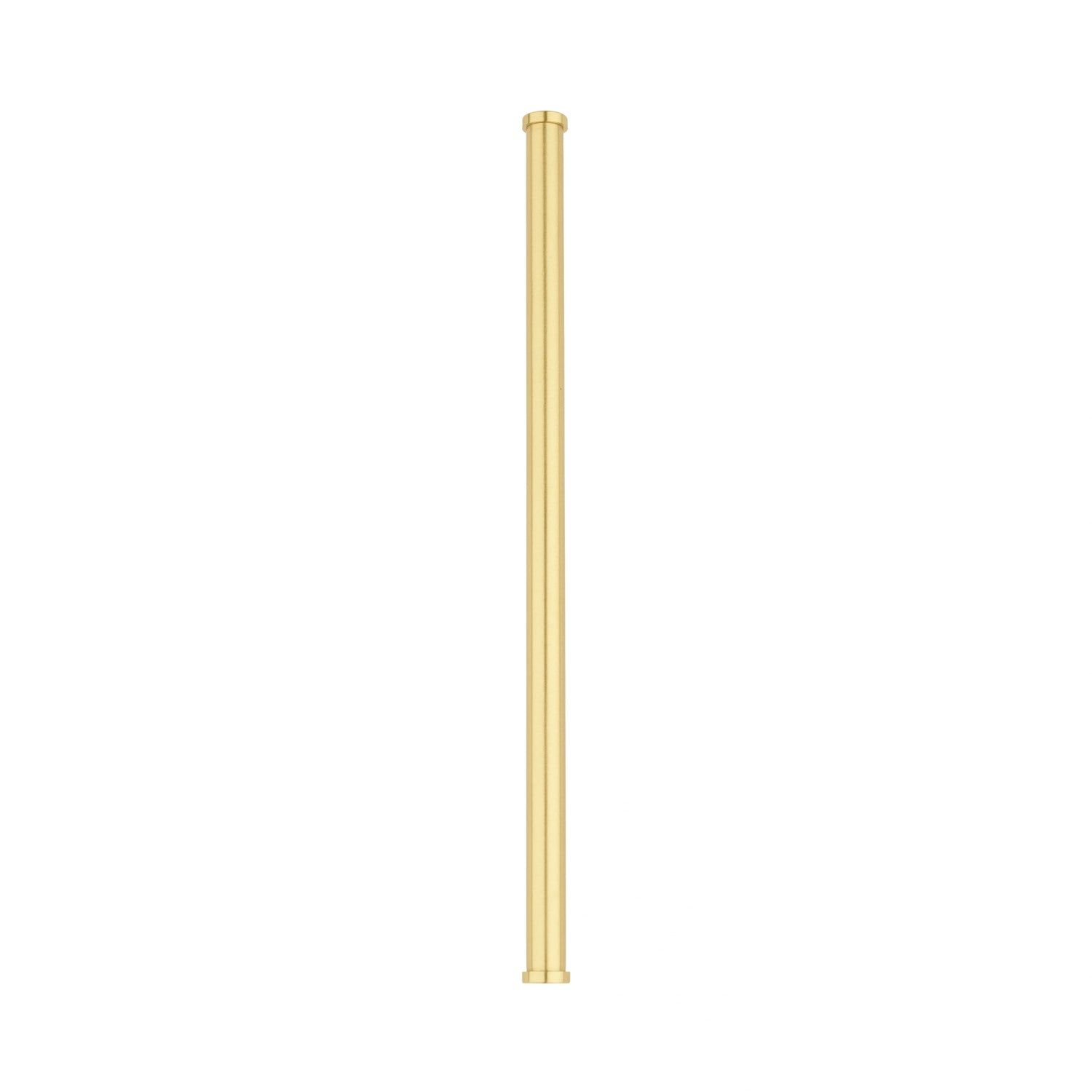 Mantara Eleanora Handle B-0058 is a modern solid brass handle in brushed gold, ideal for cabinets, doors, and wardrobes.