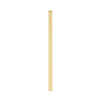 Mantara Eleanora Handle B-0058 is a modern solid brass handle in brushed gold, ideal for cabinets, doors, and wardrobes.