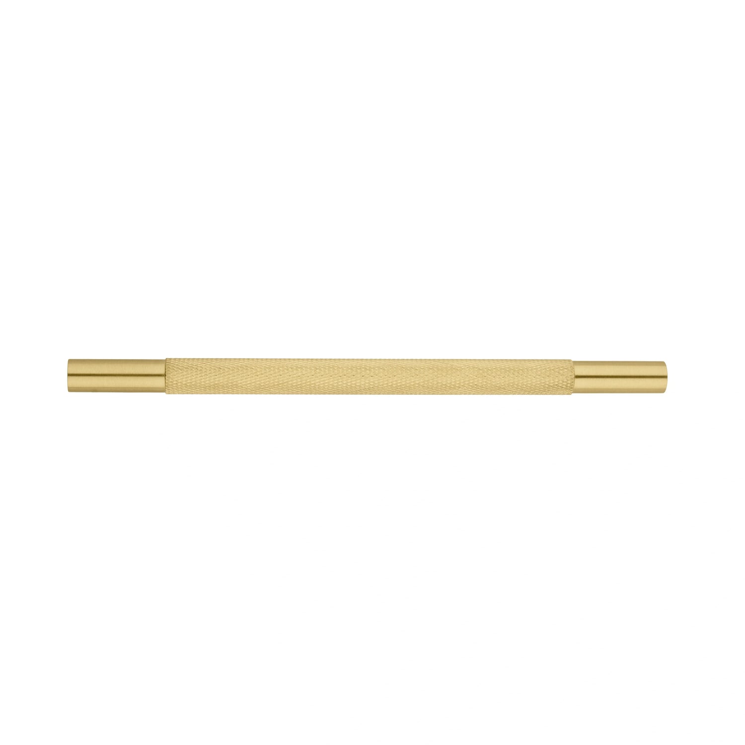 Mantara Pisa Knob B-0060 is a modern brushed brass handle in gold, ideal for wardrobes, cabinets, and main doors.