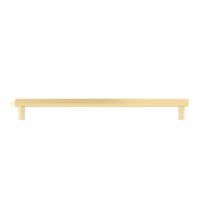 Mantara Skyline Handle B-0055 is a modern brushed brass handle in gold, ideal for main doors, cabinets, and drawers.