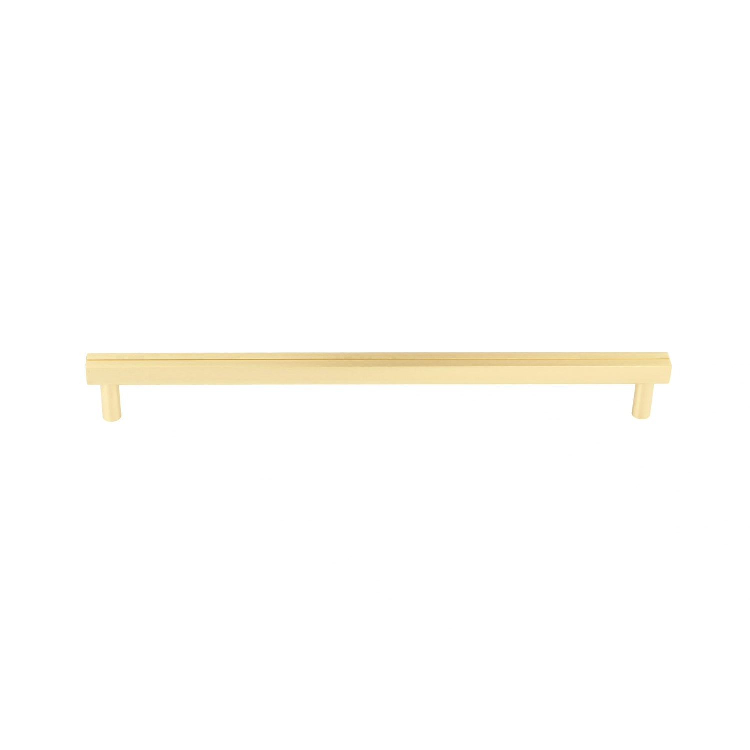 Mantara Skyline Handle B-0055 is a modern brushed brass handle in gold, ideal for main doors, cabinets, and drawers.