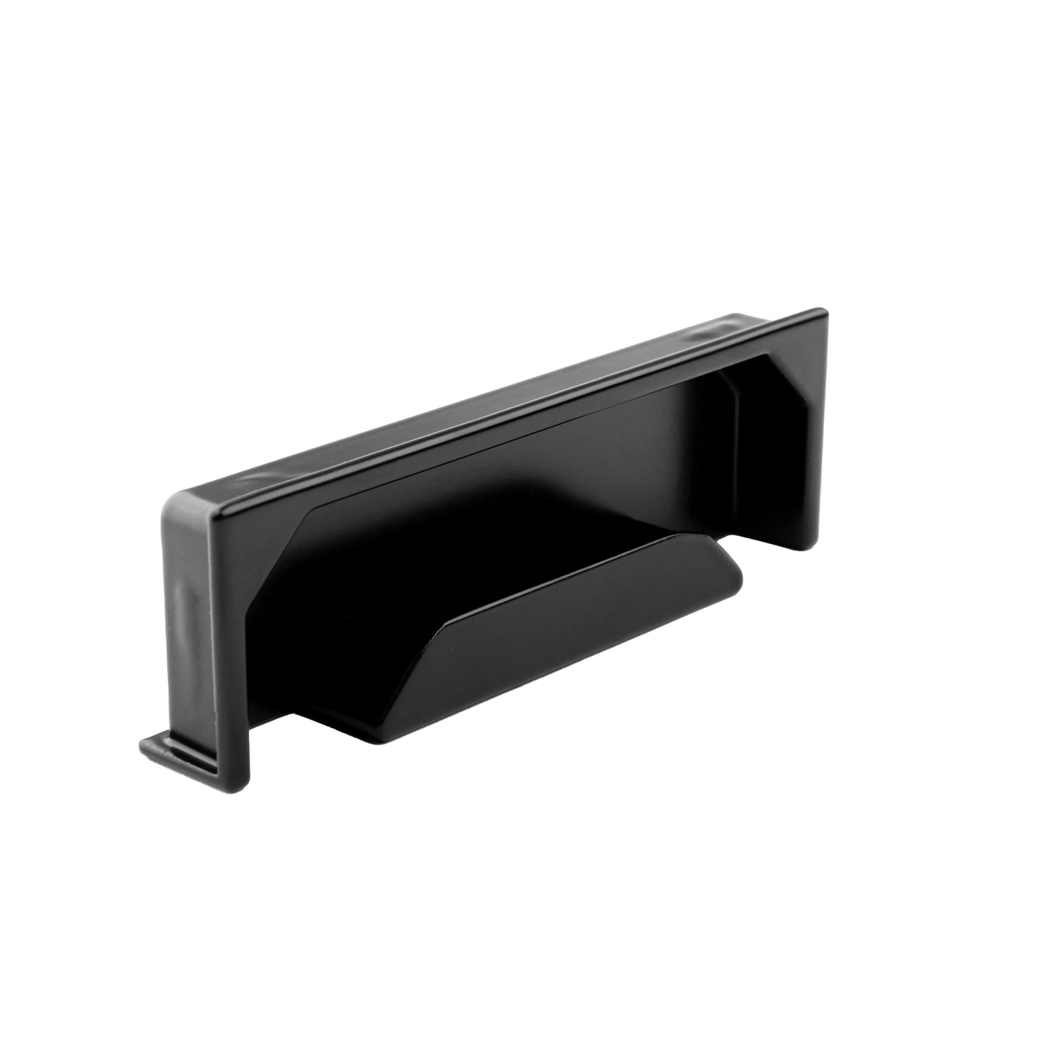 Mantara Concealed Furrow Handle Z-0014 is a modern zinc alloy handle in matte black finish, ideal for sliding doors, drawers, and cupboards.