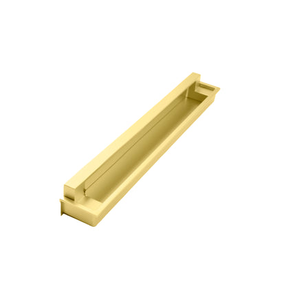 Mantara Concealed Slender Handle  Z-0012 is a modern zinc handle in matte  gold, ideal for wardrobes and sliding doors.