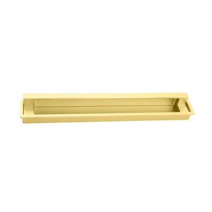 Mantara Concealed Slender Handle  Z-0012 is a modern zinc handle in matte  gold, ideal for wardrobes and sliding doors.