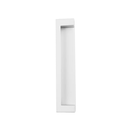 Mantara Concealed Rectangular Handle Z-0013 is a modern zinc handle in matte silver, ideal for wardrobes and furniture.