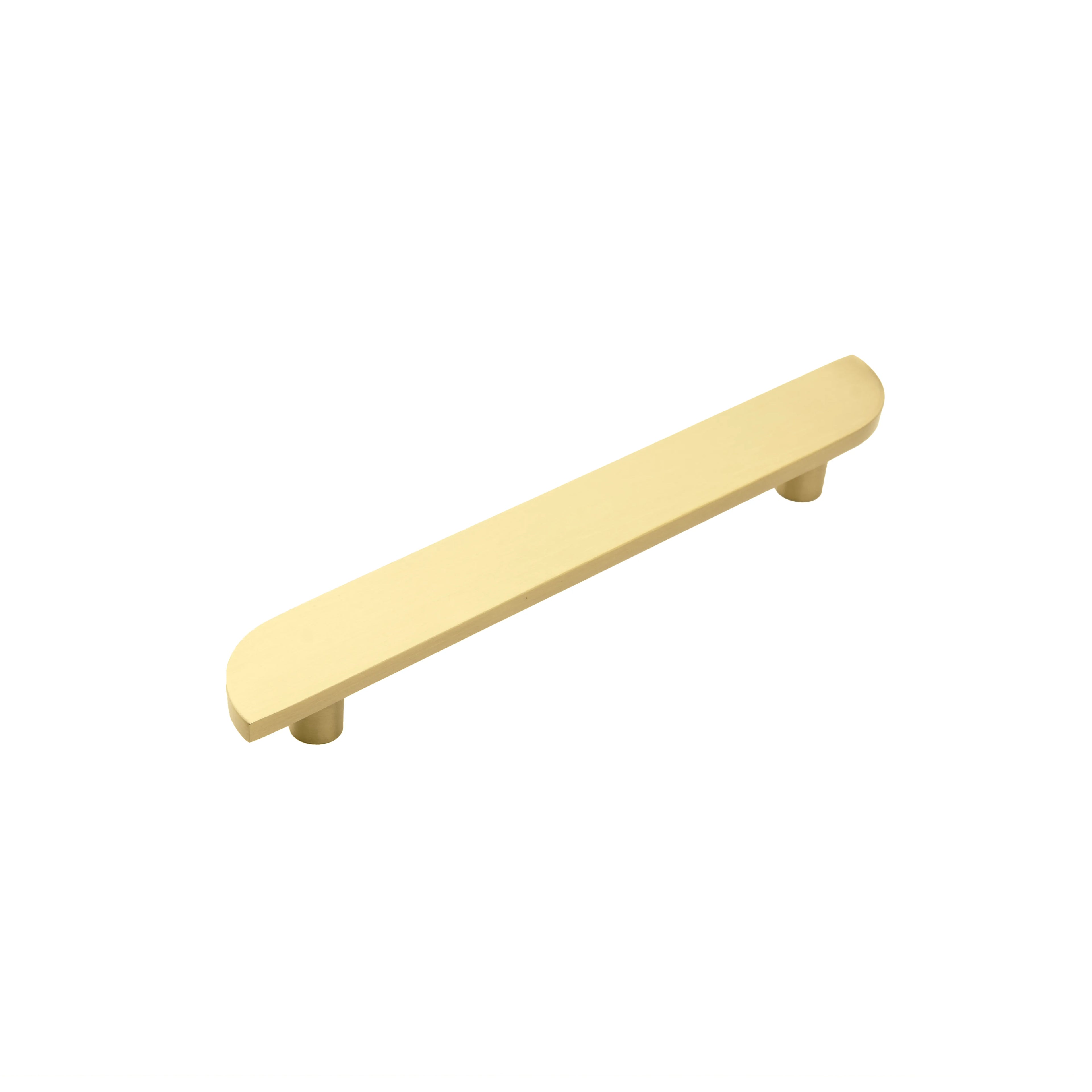 Mantara Tarang Handle and Knob SKU B-0104 is a modern brass set in brushed gold finish, ideal for doors and cabinets.