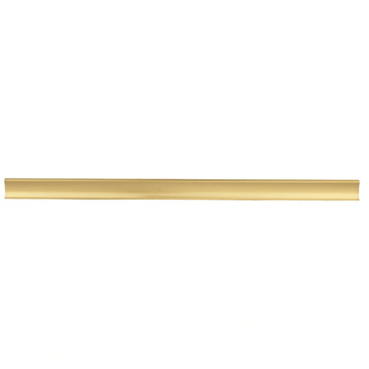 Mantara B‑0078 Galactic handle in brushed brass, available in sizes from 32 mm to 400 mm, sleek modern pull for wardrobes, doors, drawers and kitchen cabinets by Mantara.