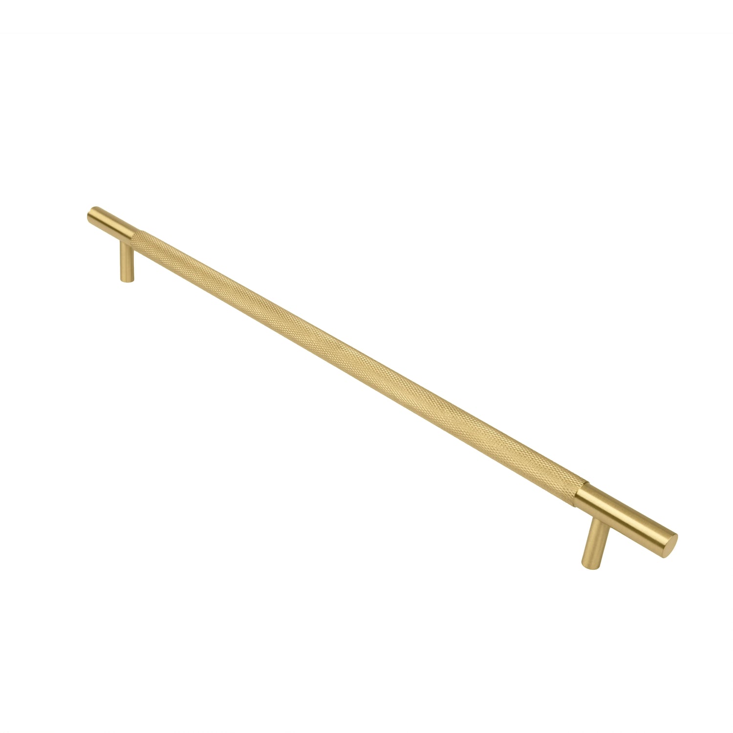 Mantara Pisa Knob B-0060 is a modern brushed brass handle in gold, ideal for wardrobes, cabinets, and main doors.