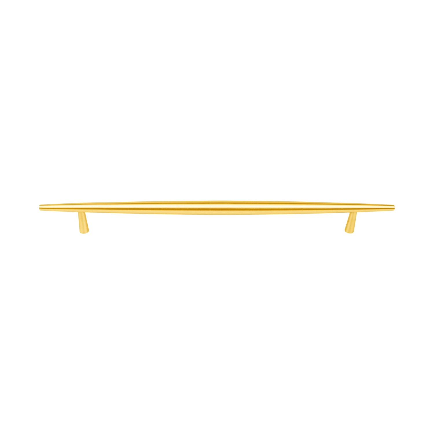 Mantara Gilded T Bar Handle B-0072 is a modern brass handle in brushed gold, ideal for wardrobes, doors, and kitchens.