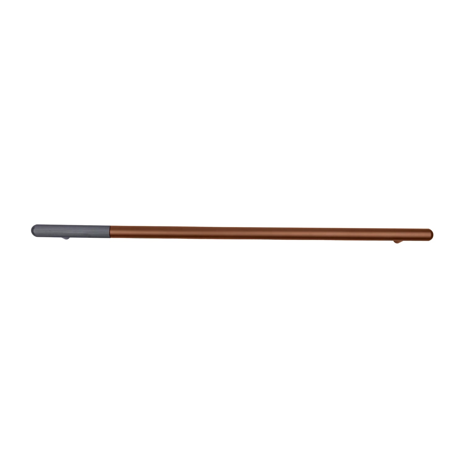 The Mantara AL-0003 Urbane Bar Handle is a modern aluminum alloy handle in black, perfect for doors and wardrobes.