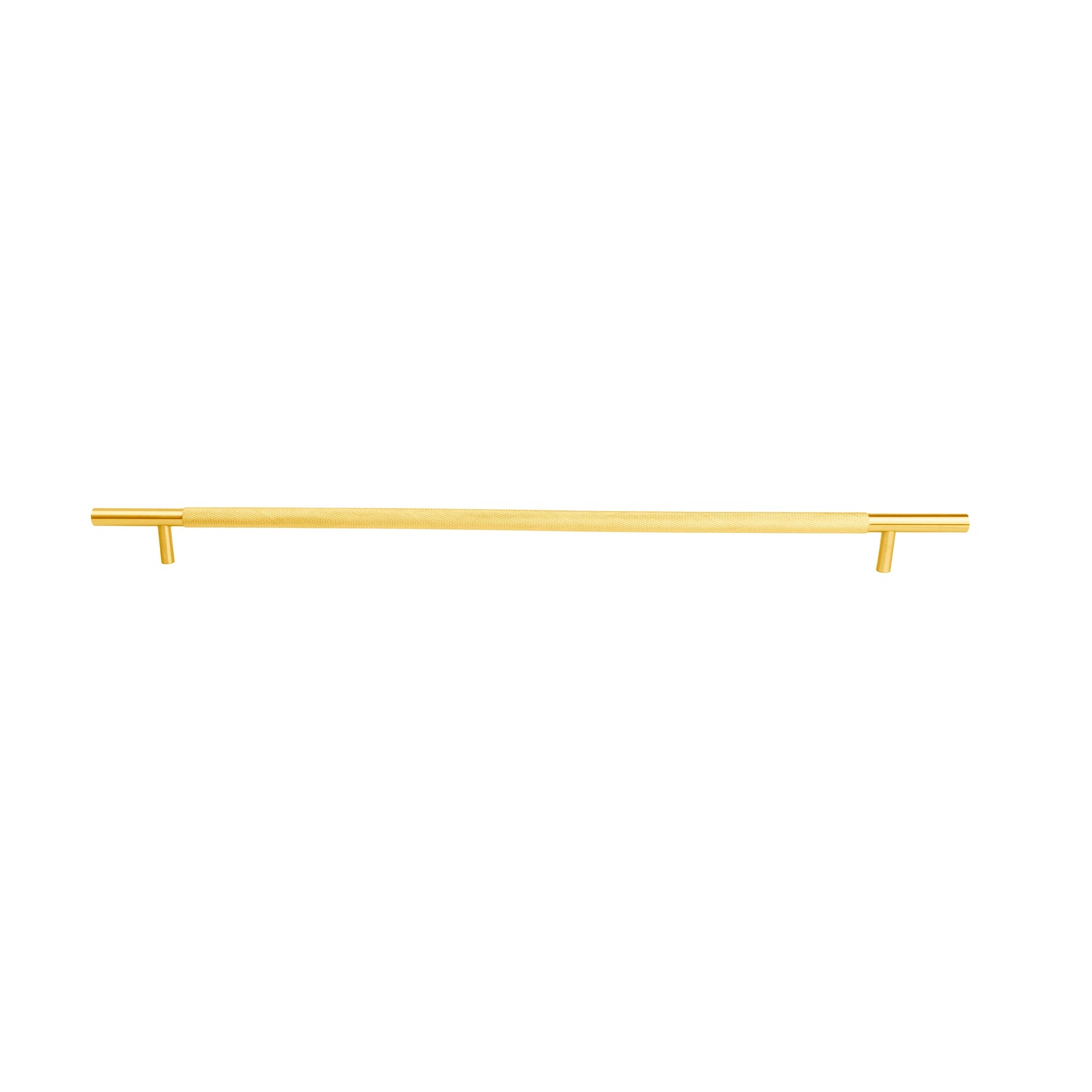 Mantara Pisa Knob B-0060 is a modern brushed brass handle in gold, ideal for wardrobes, cabinets, and main doors.