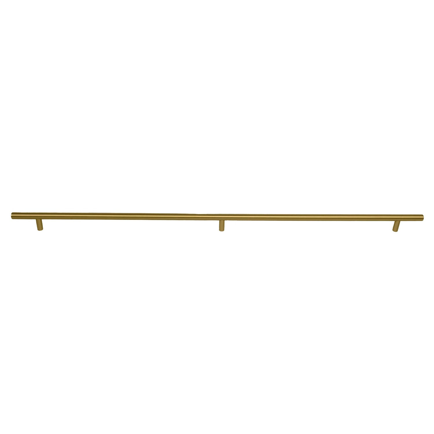 Cabinet pull handle, solid brass, brushed gold finish, Mantara, Sydney Handle, B-0080, ideal for wardrobes and kitchens.