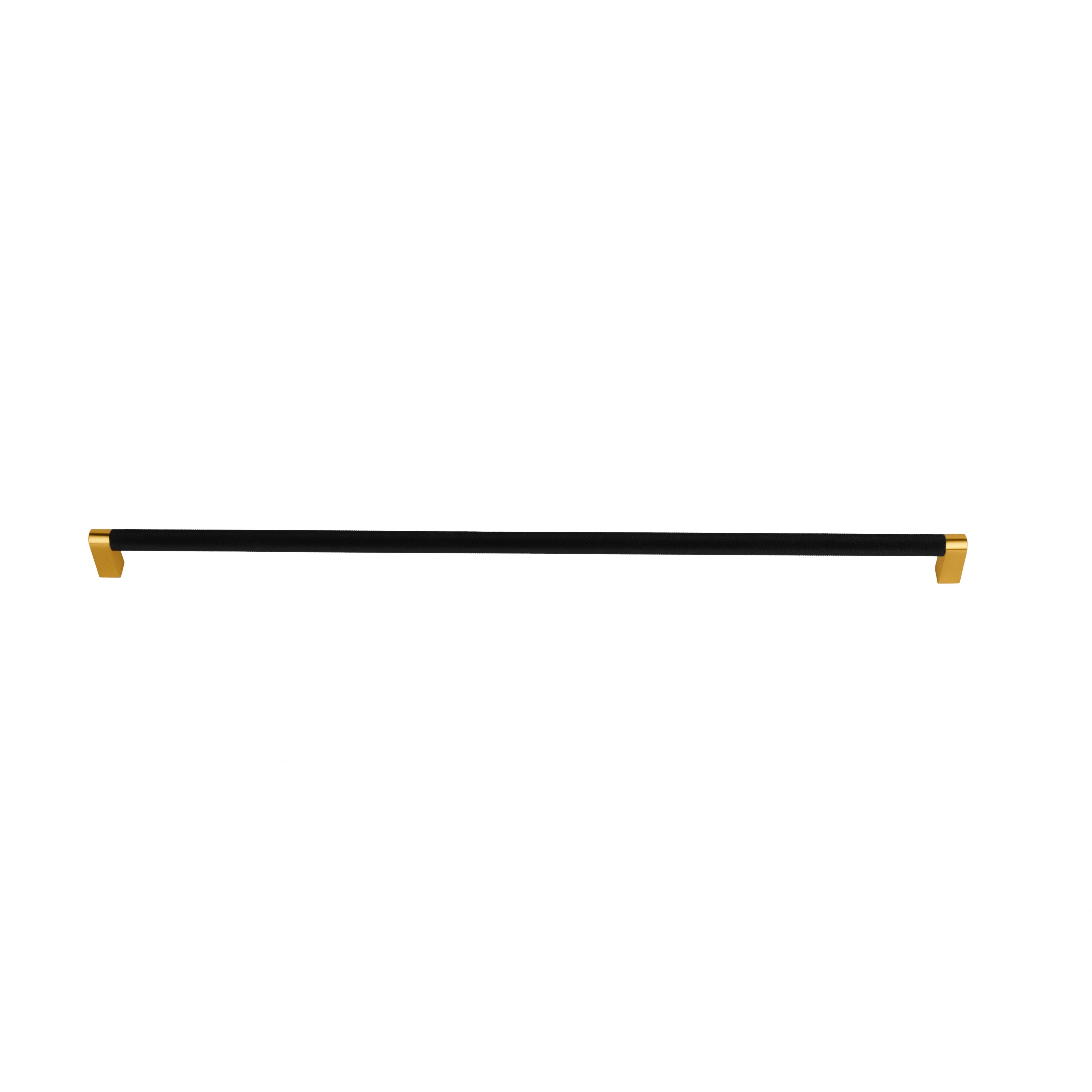 Mantara Julius Handle B-0065 is a modern brushed brass handle in black, ideal for doors, wardrobes, and drawers.