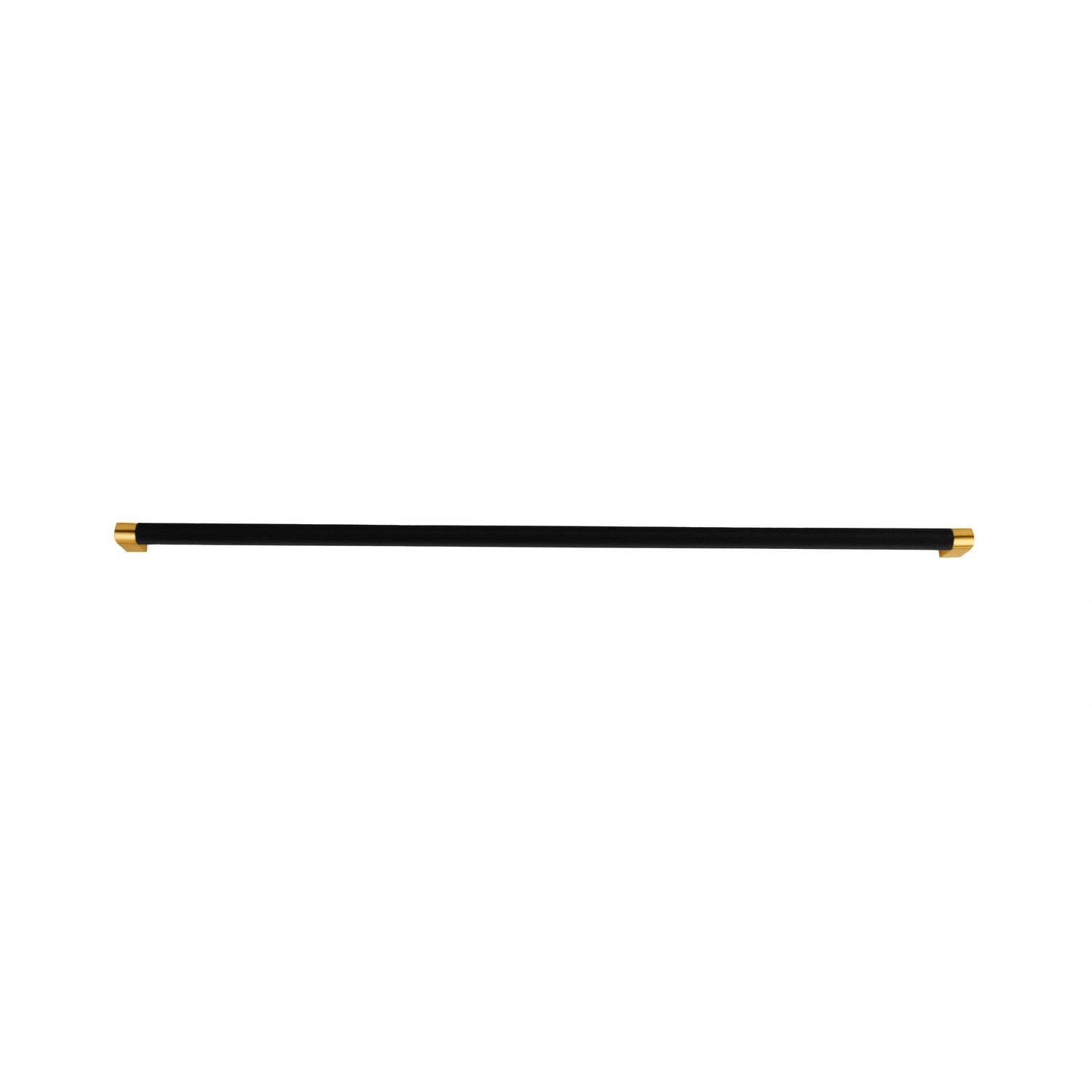 Mantara Julius Handle B-0065 is a modern brushed brass handle in black, ideal for doors, wardrobes, and drawers.