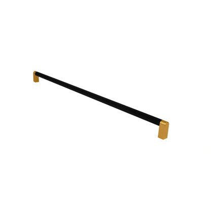 Mantara Julius Handle B-0065 is a modern brushed brass handle in black, ideal for doors, wardrobes, and drawers.