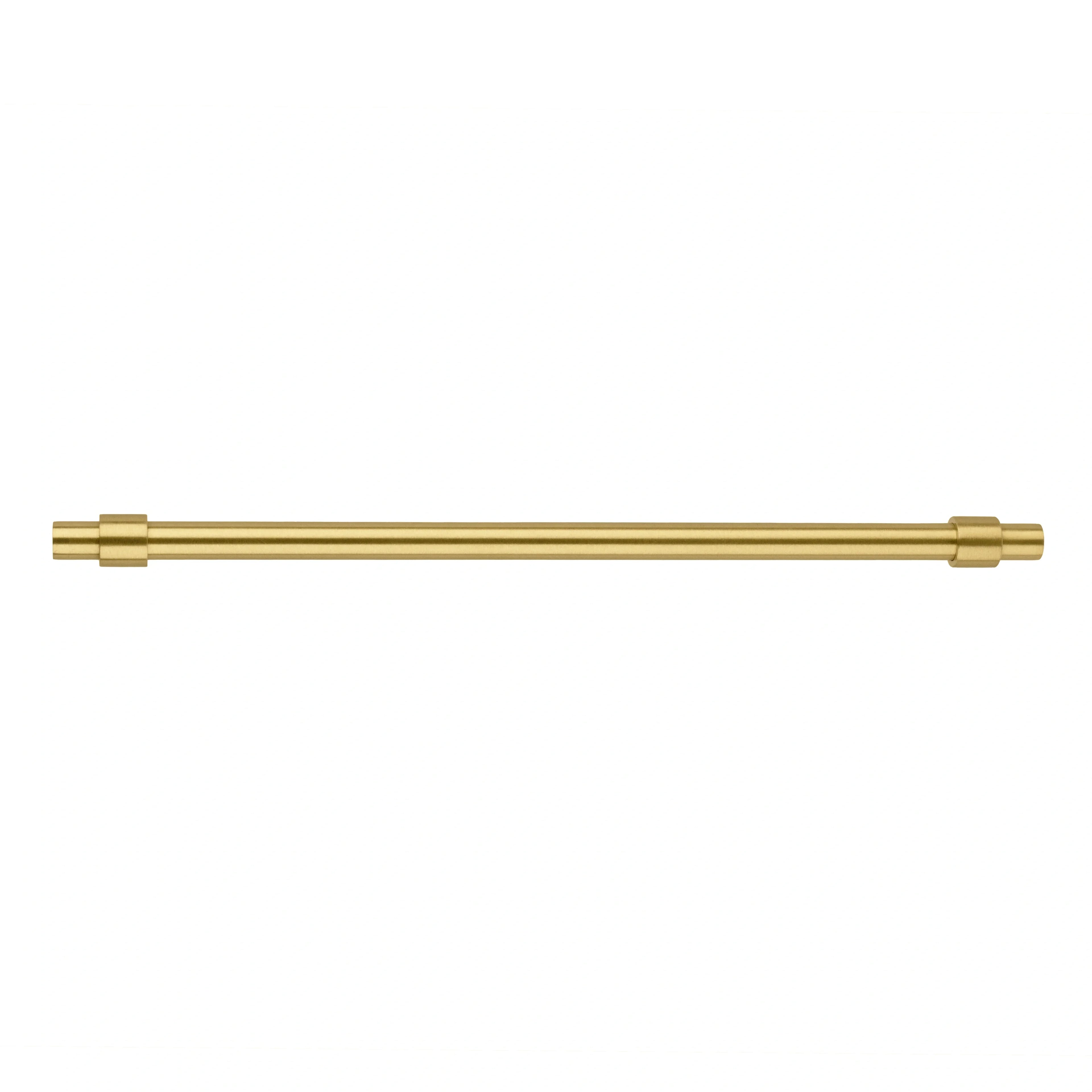 Mantara Seraphine Handle B-0054 is a modern brushed brass handle in gold, ideal for wardrobes, almirahs, and kitchens.