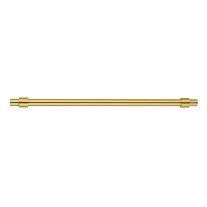 Mantara Seraphine Handle B-0054 is a modern brushed brass handle in gold, ideal for wardrobes, almirahs, and kitchens.